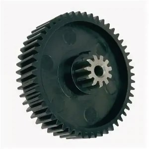 Шестерня мясорубки MOULINEX MS008 MS-5564244 (металлическая вставка в середине) D=47/12 H=22/12 d=4mm, 11 прямых и 50 косых зубьев